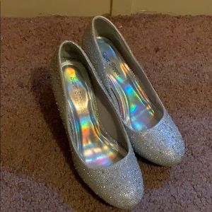 Sparkly high heels